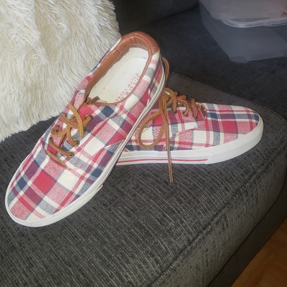 Ralph Lauren plaid women's sneakers - Picture 5 of 9
